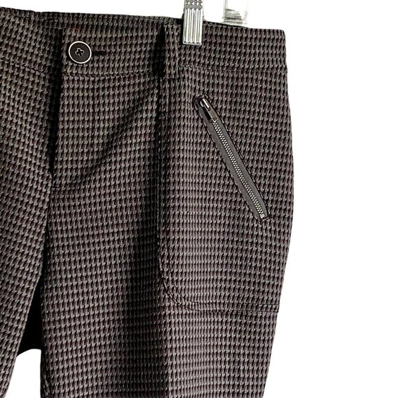 Anthro Cartonnier Ankle Zip Crop Pants 8 - Picture 3 of 11